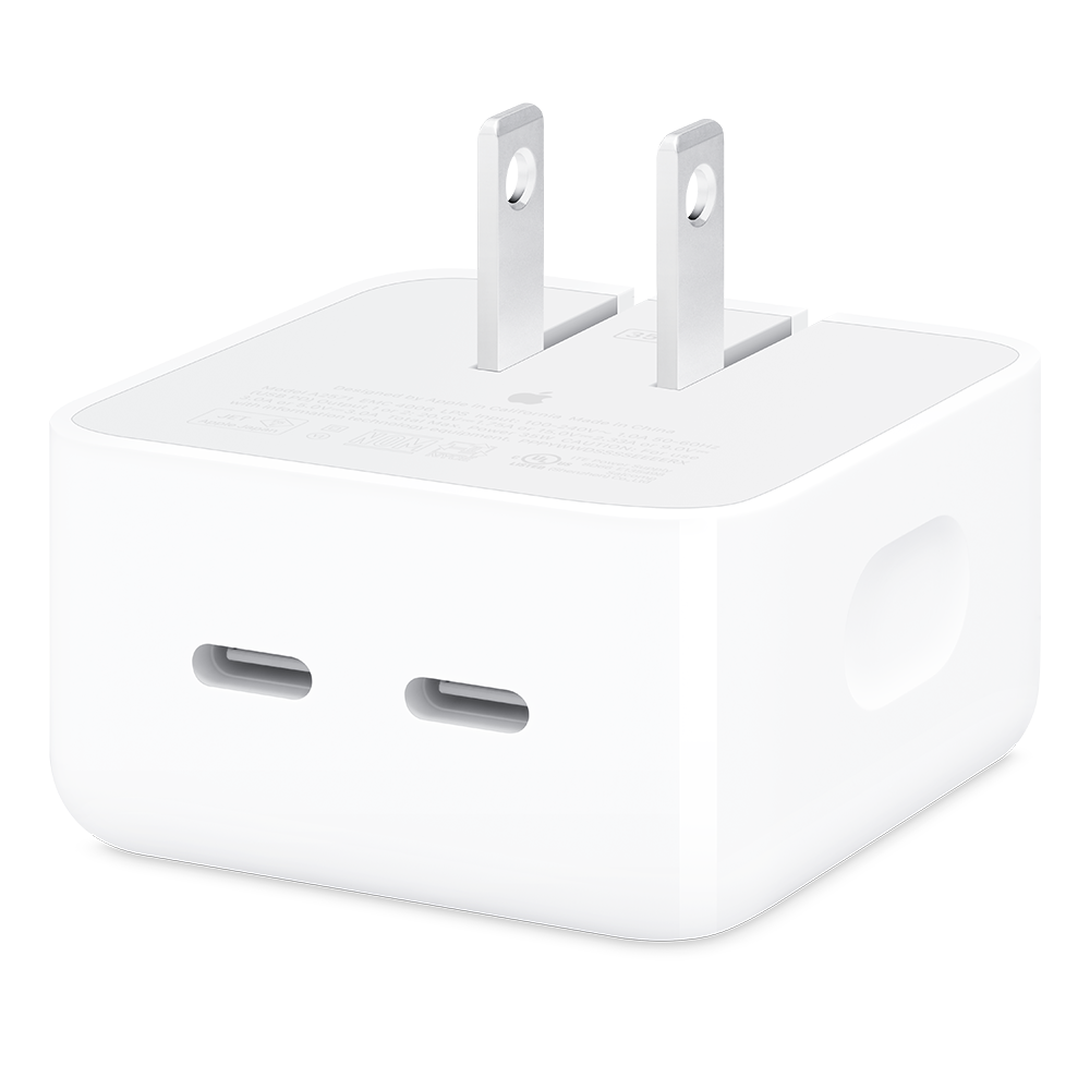35W Dual USB-C Port Compact Power Adapte