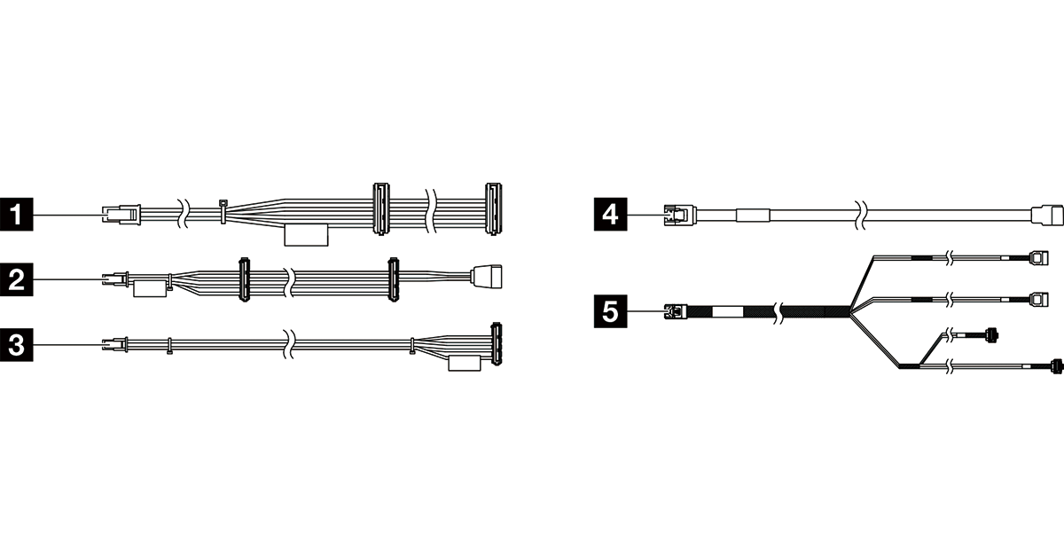 ThinkSystem ST50 V3 Internal Drive Cable