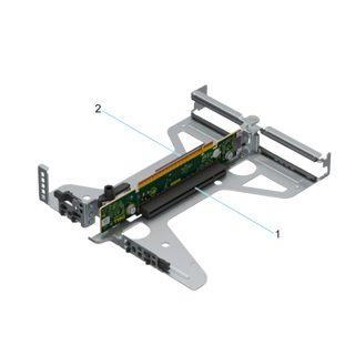 Riser Config 2, Butterfly Gen4 Riser (x8