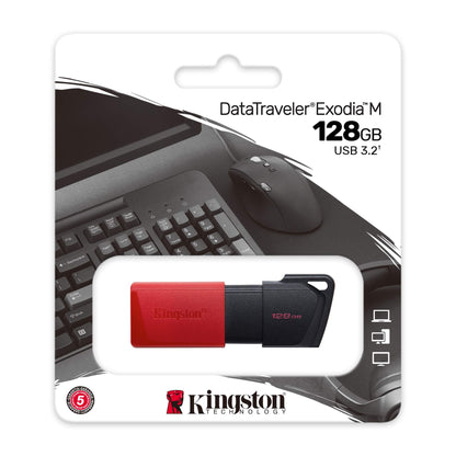 128GB USB3.2 Gen1 DataTraveler Exodia M
