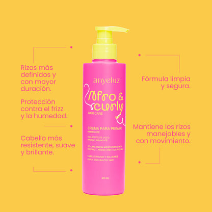 Shampoo hidratante afro & curly Anyeluz