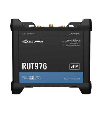 RUT976 Fast Ethernet + WiFi + 5G RedCap