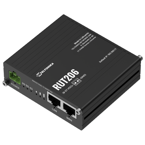 RUT206 Fast Ethernet + WiFi + LTE CAT 4