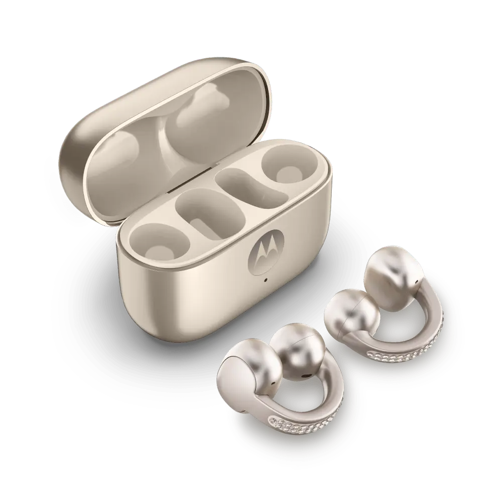 Moto Buds Loop swarovski Dorado