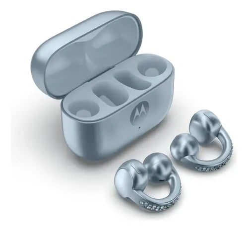 Moto Buds Loop swarovski Celeste
