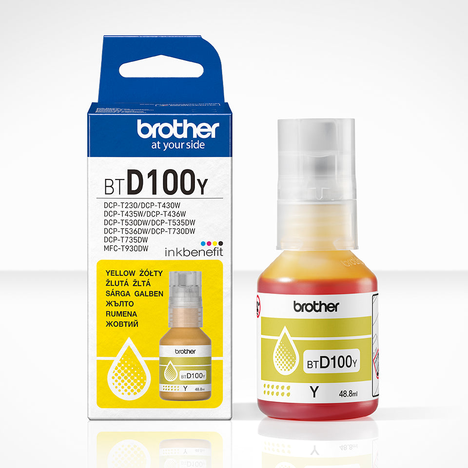 Brother BTD100Y Ink Bottle