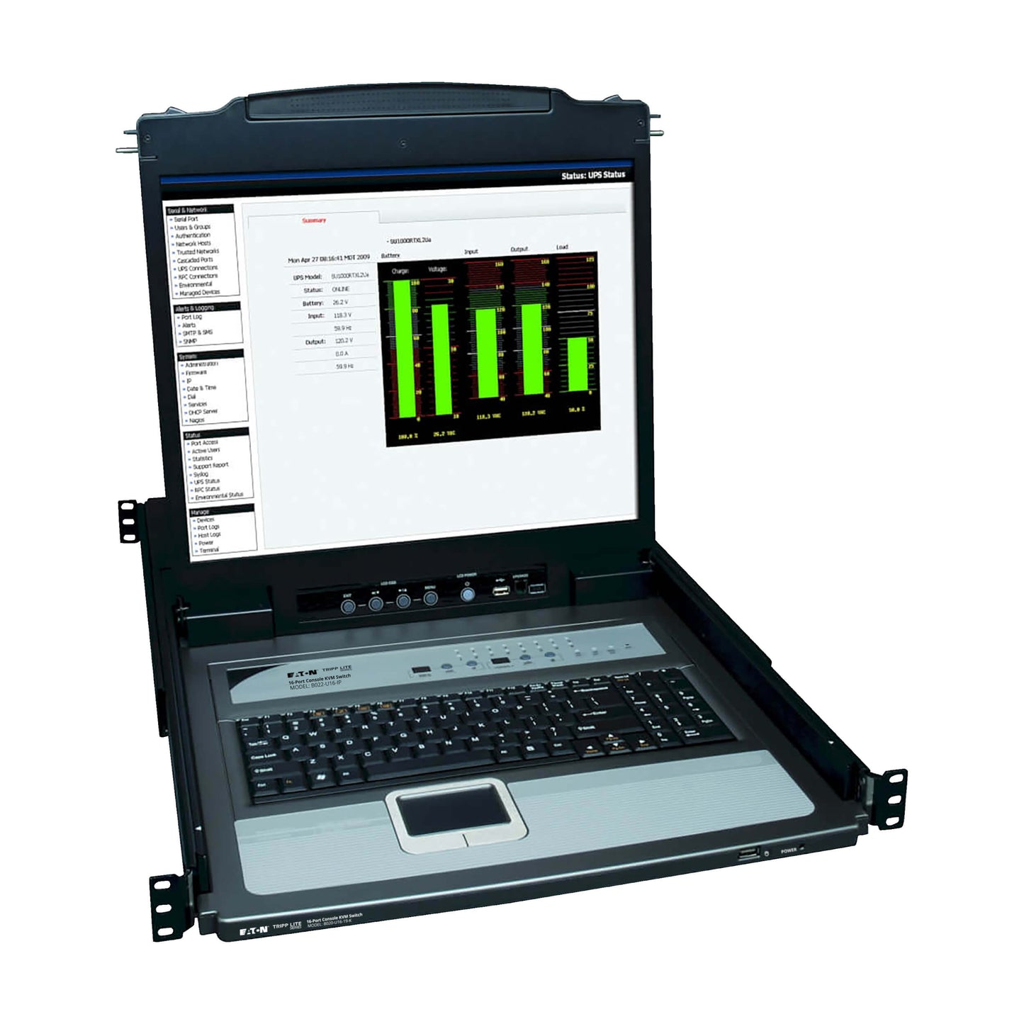 NetDirector 16-Port 1U Rack-Mount Consol