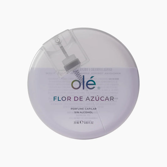 Perfume capilar sin alcohol fragancia flor de azúcar + Estuche portable Olé capilar