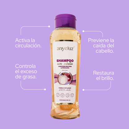 Shampoo con cebolla Anyeluz