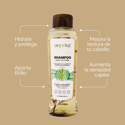 Shampoo con romero Anyeluz