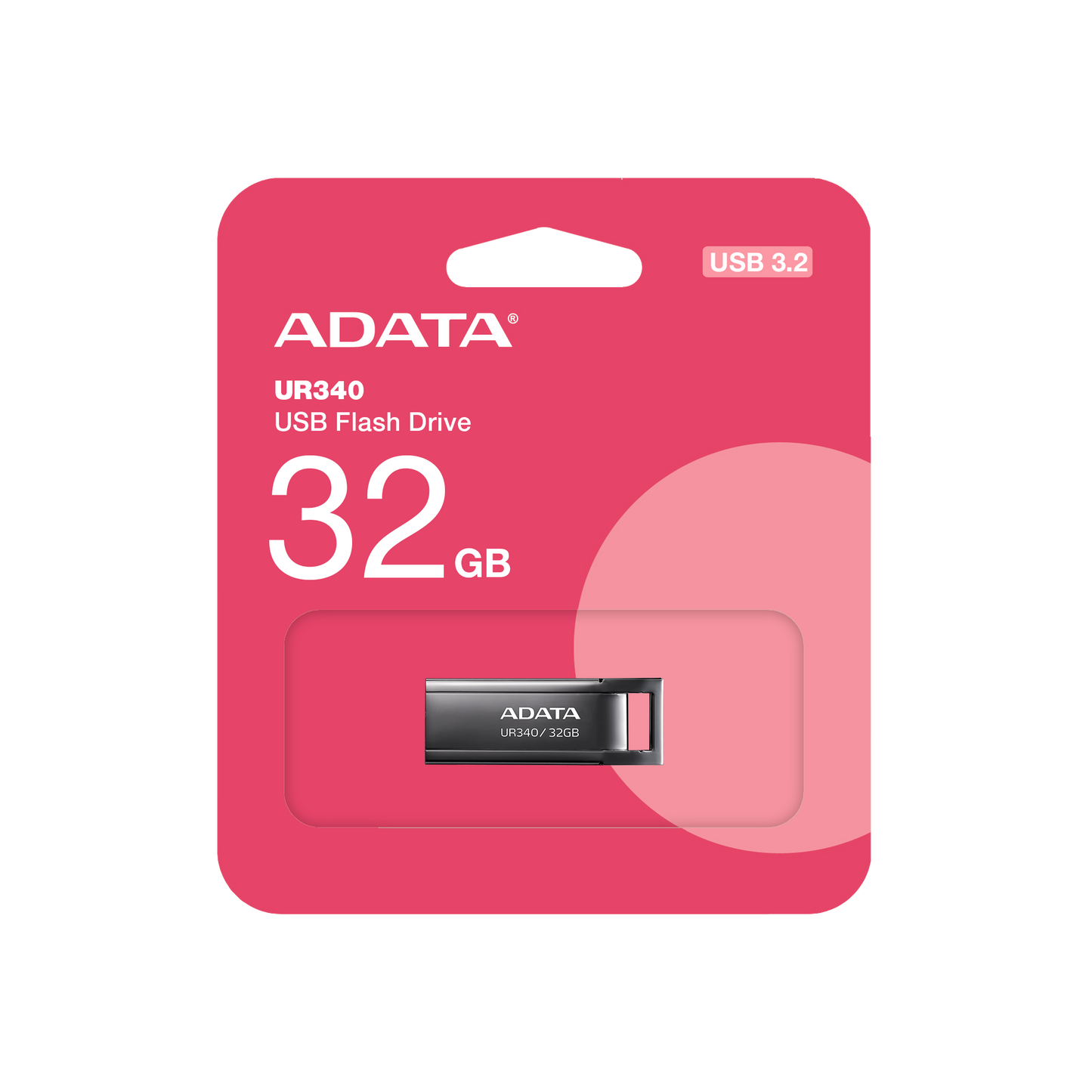UR340 USB 3.2 32 GB BLACK METAL MEMORY
