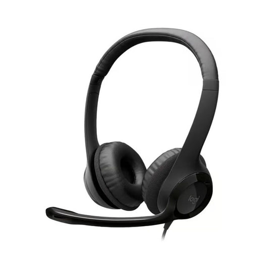Logitech USB Headset H390 - Diadema con micrófono