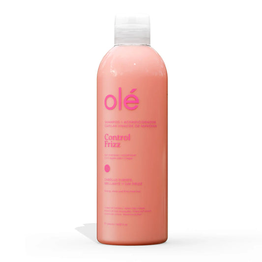 Shampoo 2 en 1 control frizz con vinagre de manzana Olé capilar