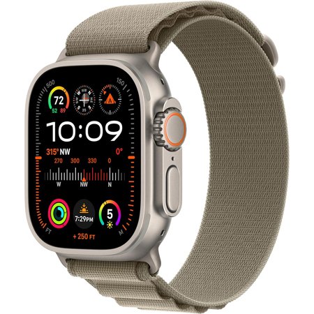 Apple Watch Ultra 2 GPS + Cellular, 49mm Titanium Case, - Adorama - Imagen 1