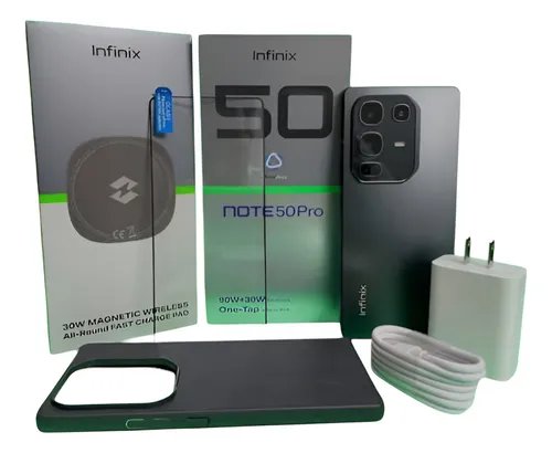 Infinix Note 50 Pro, 256gb 12+12 Ram, /nuevo/sellado Negro ... - Imagen 2