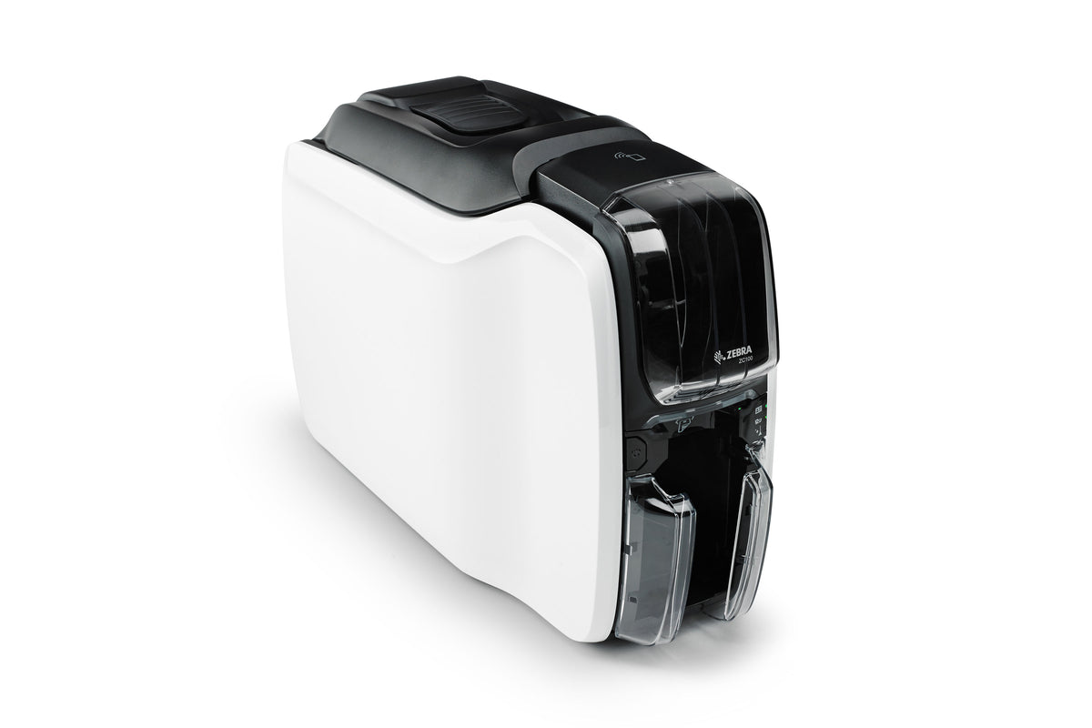 Zebra ZC100 - Impresora de tarjetas single-sided